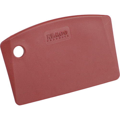 Metal Detectable Mini Bench Scraper, Red, 5-1/4" W x 3-2/5" L Equipex