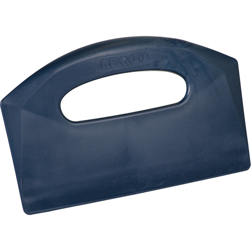 Metal Detectable Bench Scraper, Blue, 8-1/2" W x 5-1/4" L Equipex