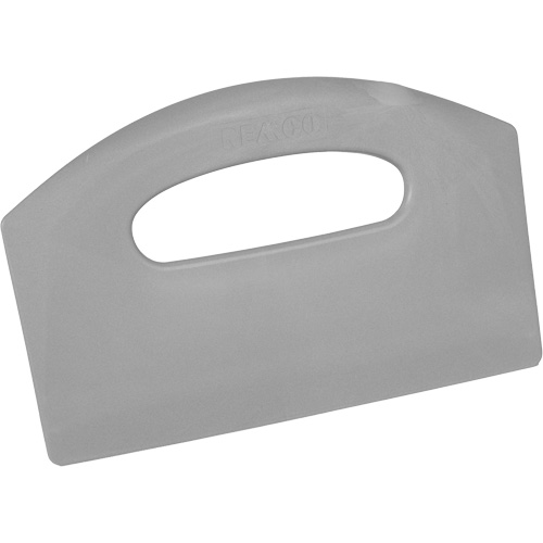 Metal Detectable Bench Scraper, Grey, 8-1/2" W x 5-1/4" L Equipex