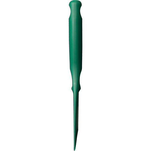 Grand grattoir perceptible par d&eacute;tecteur de m&eacute;tal, Vert, 4-1/4" la x 10" lo Equipex