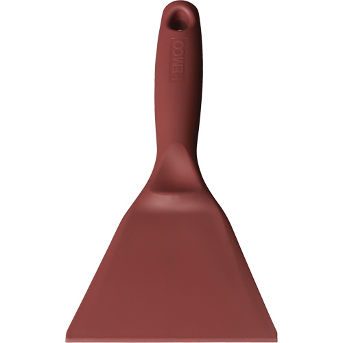 Large Metal Detectable Scraper, Red, 4-1/4" W x 10" L Equipex