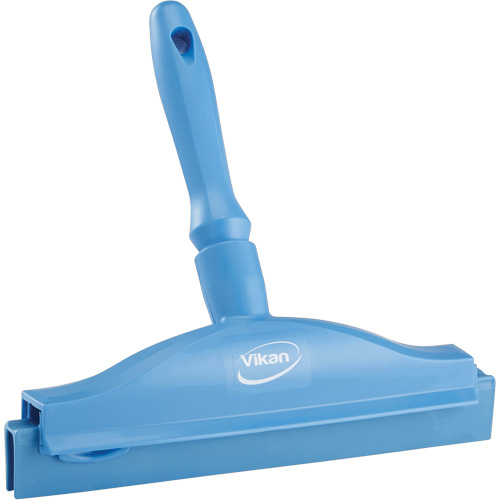 Double Blade Ultra Hygiene Squeegee, 10", Blue Equipex