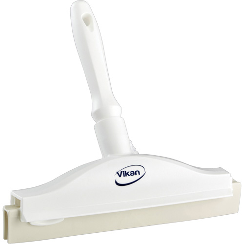 Double Blade Ultra Hygiene Squeegee, 10", White Equipex