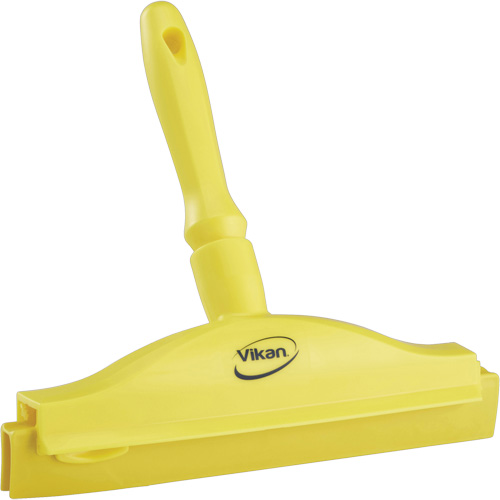 Double Blade Ultra Hygiene Squeegee, 10", Yellow Equipex