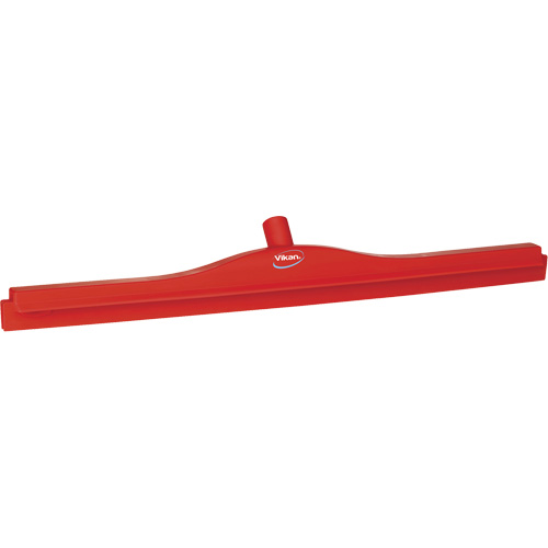 Raclette &agrave; lame double ultra hygi&eacute;nique, 28", Rouge Equipex