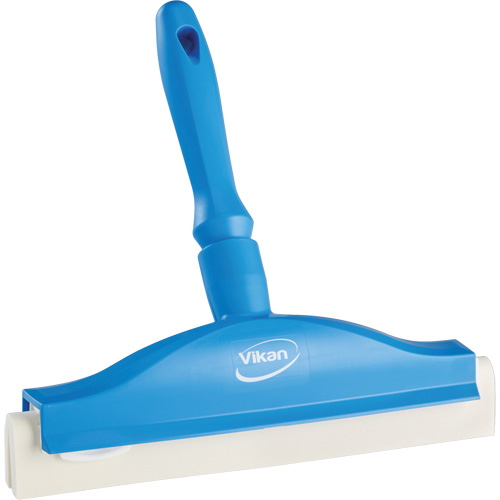 Raclette de paillasse avec lame en mousse, 10", Bleu Equipex