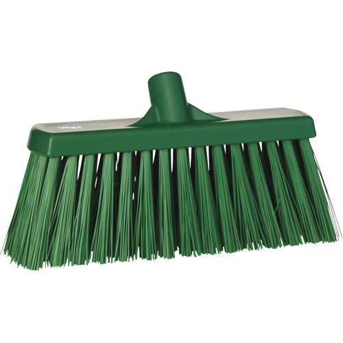 Balai-brosse robuste, Crins Ferme, 13", Polyester, Vert Equipex