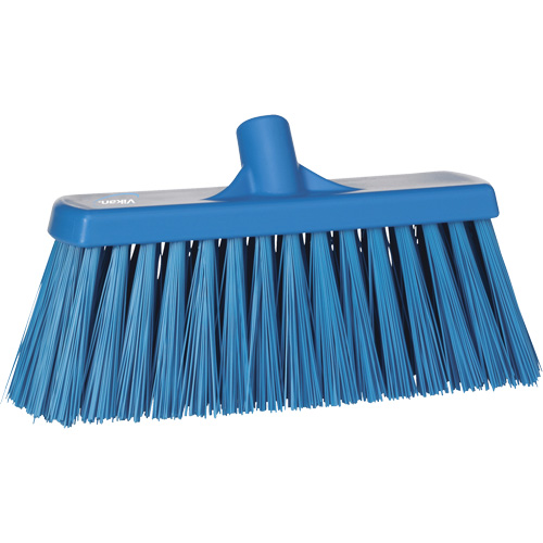 Balai-brosse robuste, Crins Ferme, 13", Polyester, Bleu Equipex