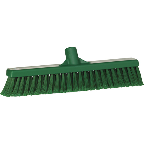 Balai-brosse pour particules fines, Crins Fin/&agrave; bout ouvrant, 16-1/4", Polypropyl&egrave;ne, Vert Equipex