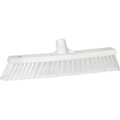 Balai-brosse pour particules fines, Crins Fin/&agrave; bout ouvrant, 16-1/4", Polypropyl&egrave;ne, Blanc Equipex