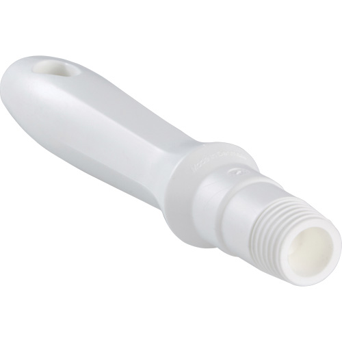 Mini Handle, Brush/Pad Holder/Scraper/Squeegee, White, Standard, 6-1/4" L Equipex