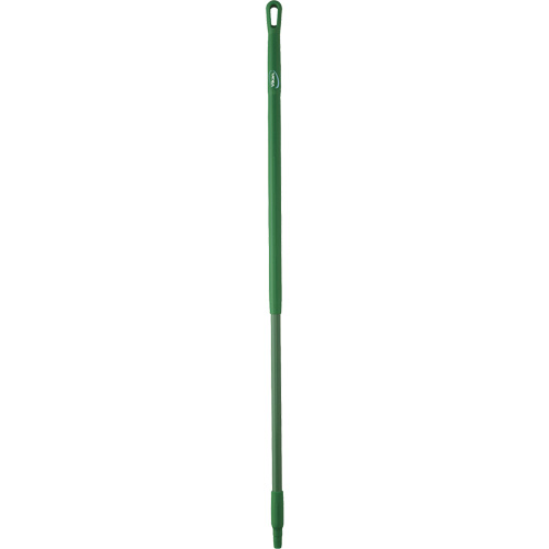 Handle, Broom/Brush/Pad Holder/Scraper/Squeegee, Green, Standard, 51-1/2" L Equipex