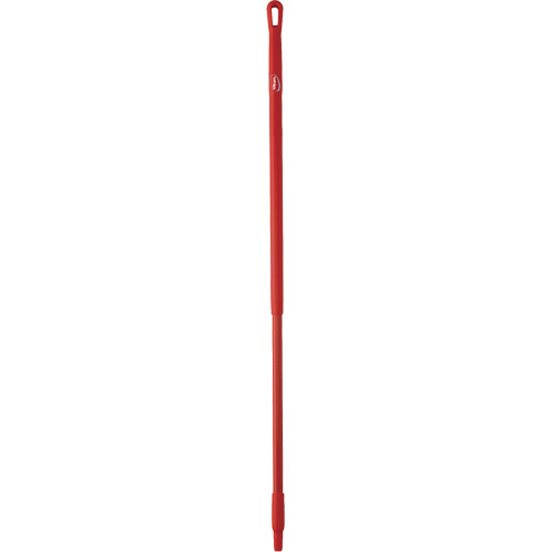 Handle, Broom/Brush/Pad Holder/Scraper/Squeegee, Red, Standard, 51-1/2" L Equipex