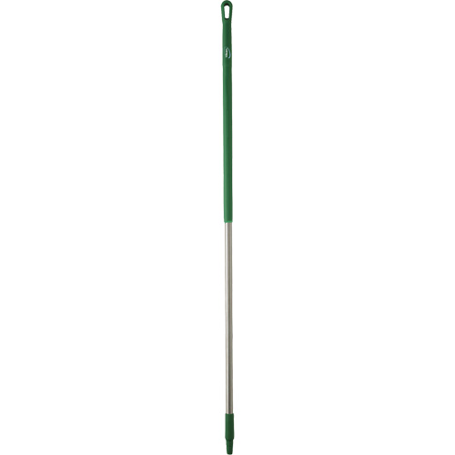 Handle, Broom/Brush/Pad Holder/Scraper/Squeegee, Green, Ergonomic, 59" L Equipex