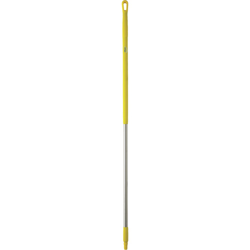 Handle, Broom/Brush/Pad Holder/Scraper/Squeegee, Yellow, Ergonomic, 59" L Equipex