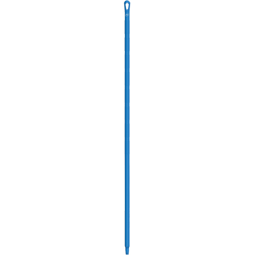 Ultra Hygiene Handle, Broom/Brush/Pad Holder/Scraper/Squeegee, Blue, Ergonomic, 67" L Equipex