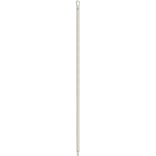 Manche ultra hygi&eacute;nique, Balai/Brosse/Support &agrave; tampon/Grattoir/Raclette, Blanc, Ergonomique, 67" lo Equipex