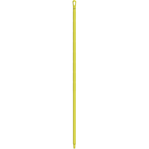 Ultra Hygiene Handle, Broom/Brush/Pad Holder/Scraper/Squeegee, Yellow, Ergonomic, 67" L Equipex