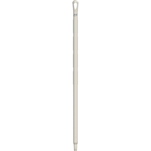 Ultra Hygiene Handle, Broom/Brush/Pad Holder/Scraper/Squeegee, White, Standard, 40" L Equipex