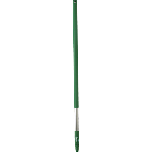 Handle, Broom/Brush/Pad Holder/Scraper/Squeegee, Green, Standard, 40" L Equipex