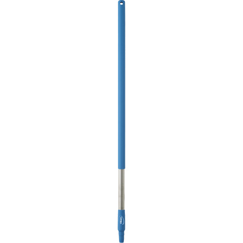 Handle, Broom/Brush/Pad Holder/Scraper/Squeegee, Blue, Standard, 40" L Equipex