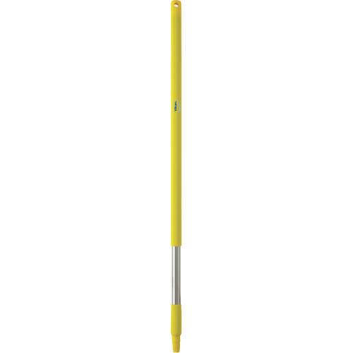 Handle, Broom/Brush/Pad Holder/Scraper/Squeegee, Yellow, Standard, 40" L Equipex