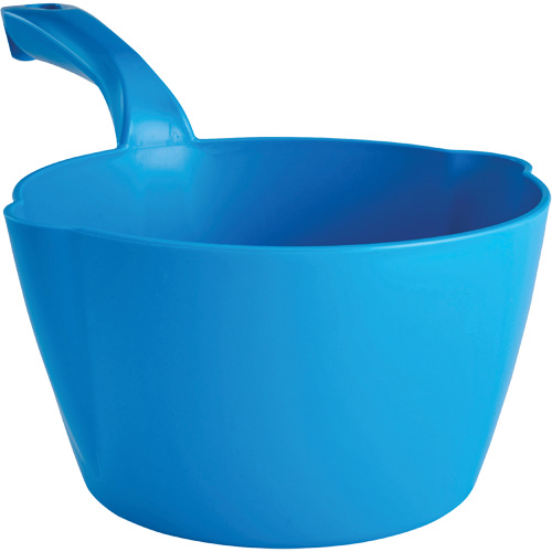 Round Bowl Scoop, Plastic, Blue, 64 oz. Equipex