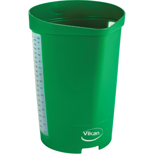 Measuring Jug, Plastic, Green, 65 oz. Equipex