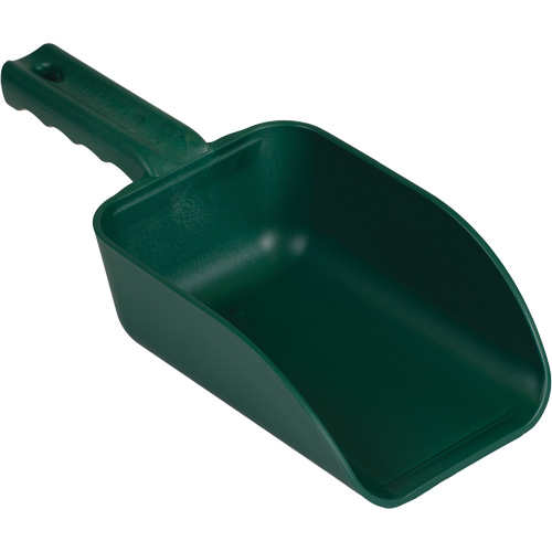 Metal Detectable Hand Scoop, Plastic, Green, 32 oz. Equipex