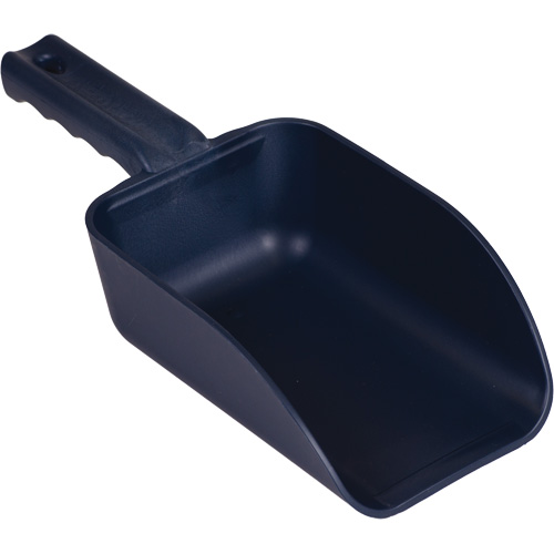 Metal Detectable Hand Scoop, Plastic, Blue, 32 oz. Equipex
