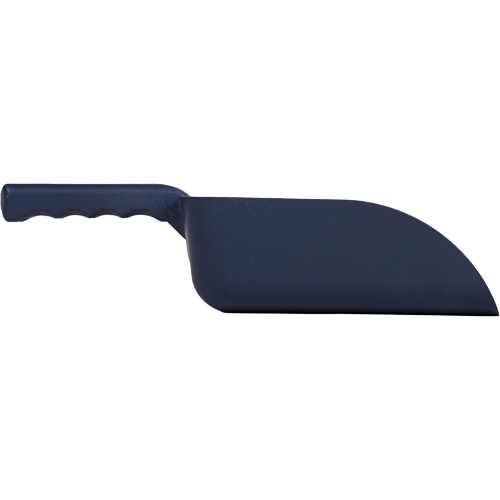 Metal Detectable Hand Scoop, Plastic, Blue, 32 oz. Equipex