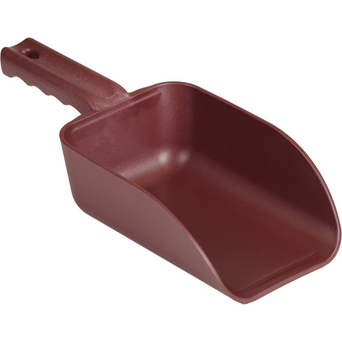 Metal Detectable Hand Scoop, Plastic, Red, 32 oz. Equipex