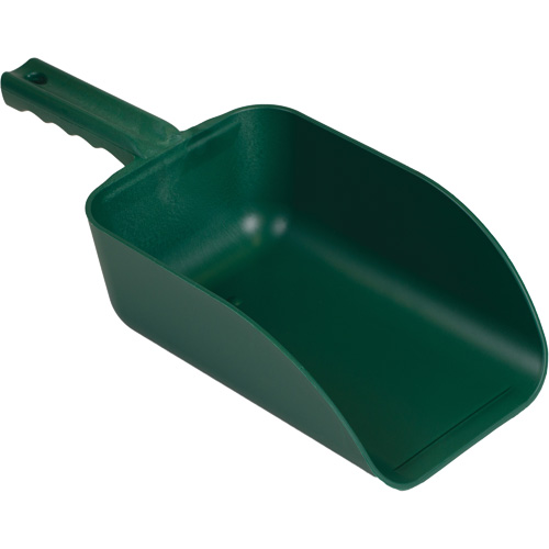 Metal Detectable Hand Scoop, Plastic, Green, 82 oz. Equipex