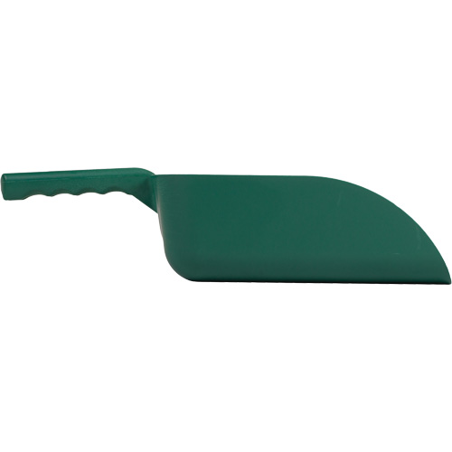 Metal Detectable Hand Scoop, Plastic, Green, 82 oz. Equipex