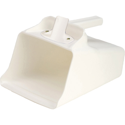 Mega Dipper Scoop, Plastic, White, 128 oz. Equipex