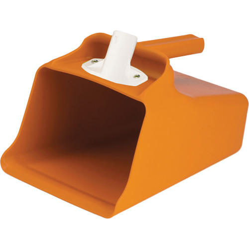 Mega Dipper Scoop, Plastic, Orange, 128 oz. Equipex
