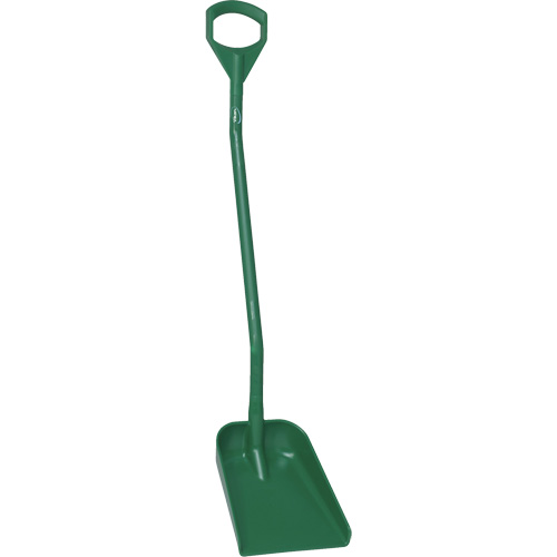 Pelle ergonomique &agrave; lame r&eacute;duite, Longueur de 50", Plastique, Vert Equipex