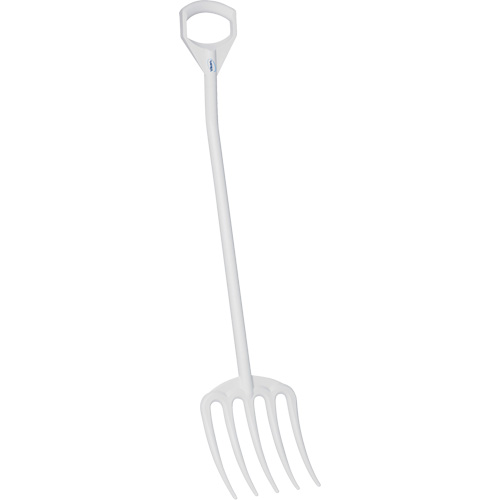 Hygienic Fork, 49" Length, Plastic, White Equipex
