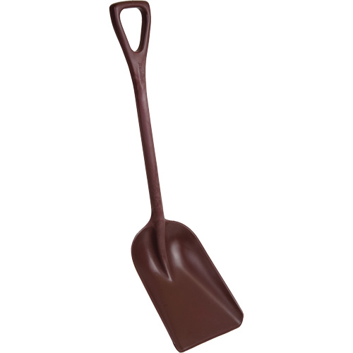 Pelle monobloc perceptible par d&eacute;tecteur de m&eacute;tal, Lame 10" x 14", Longueur de 37-1/2", Plastique, Rouge Equipex