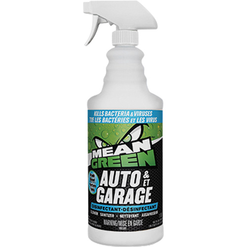 D&eacute;sinfectant pour lautomobile et le garage Mean Green, 1,18 L, Bouteille &agrave; g&acirc;chette Equipex