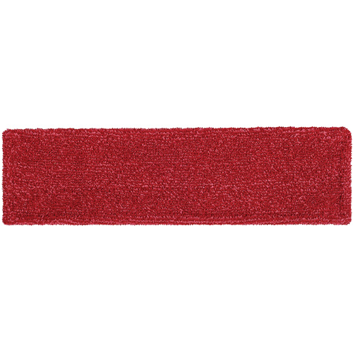 Tampon de vadrouille &agrave; t&ecirc;te plate adaptable, Finition, Microfibre, 5-1/2" x 19-1/2" Equipex
