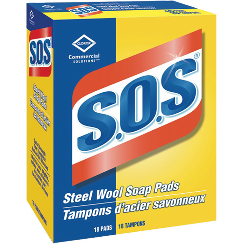 Tampons en laine d'acier saponifi&eacute;e S.O.S Equipex