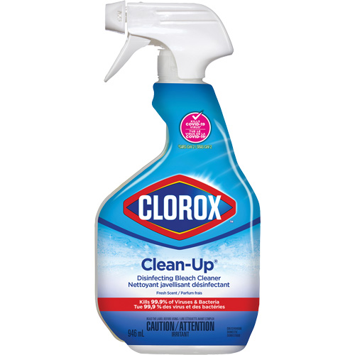 Nettoyant javellisant d&eacute;sinfectant Clean-Up en vaporisateur, 946 ml, Bouteille &agrave; g&acirc;chette Equipex