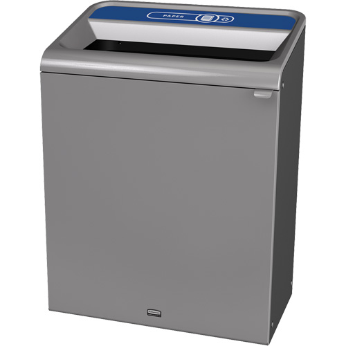 Conteneur pour d&eacute;chets de papier Configure, Vrac/Bord de rue/De bureau, Acier, 45 gal. US Equipex