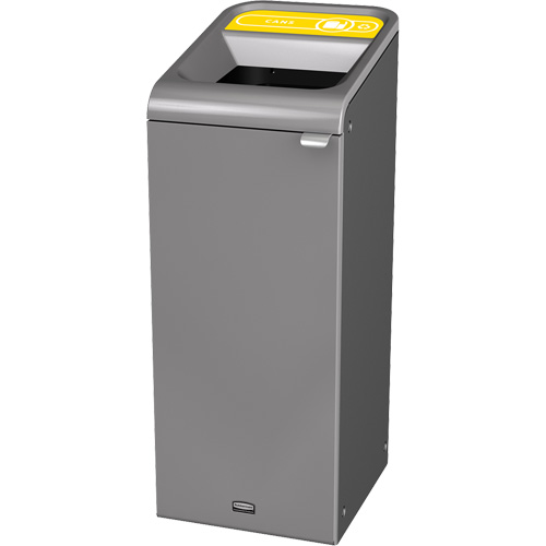 Conteneur pour d&eacute;chets de bidon Configure, Vrac/Bord de rue/De bureau, Acier, 15 gal. US Equipex