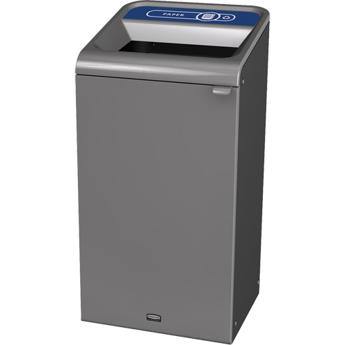 Conteneur pour d&eacute;chets de papier Configure, Vrac/Bord de rue/De bureau, Acier, 23 gal. US Equipex