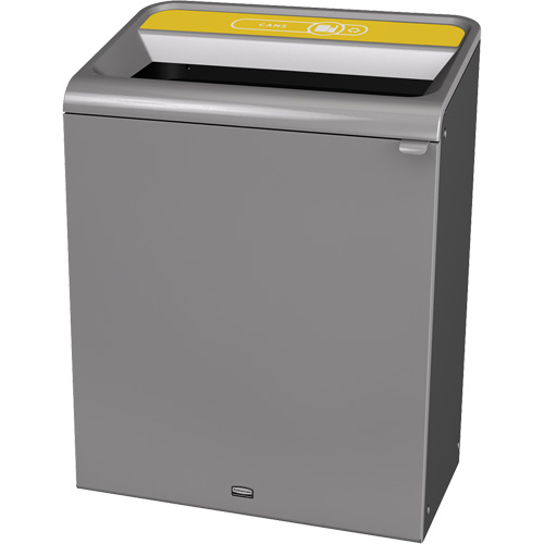Conteneur pour d&eacute;chets de bidon Configure, Vrac/Bord de rue/De bureau, Acier, 45 gal. US Equipex