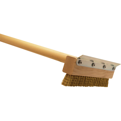 Brosse &agrave; four commerciale et four &agrave; pizza, Laiton, Longueur 40" Equipex