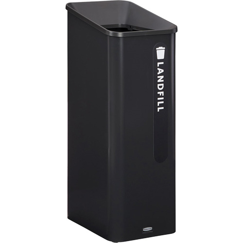 Bac d'ordures destin&eacute;s &agrave; l'enfouissement Sustain, Plastique/Acier, 15 gal. US Equipex