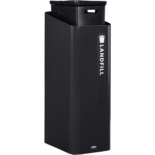 Bac d'ordures destin&eacute;s &agrave; l'enfouissement Sustain, Plastique/Acier, 15 gal. US Equipex